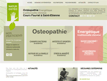 Tablet Screenshot of naturosteo.fr